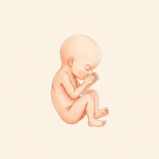 Baby in Schwangerschaftswoche 10