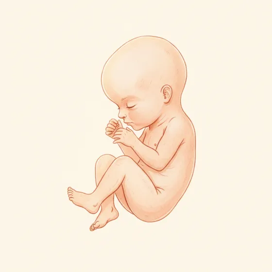 Baby in Schwangerschaftswoche 11