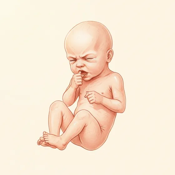 Baby in Schwangerschaftswoche 14