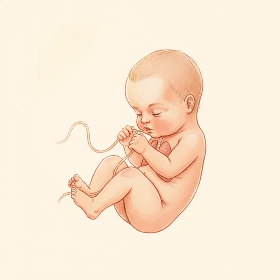 Baby in Schwangerschaftswoche 25