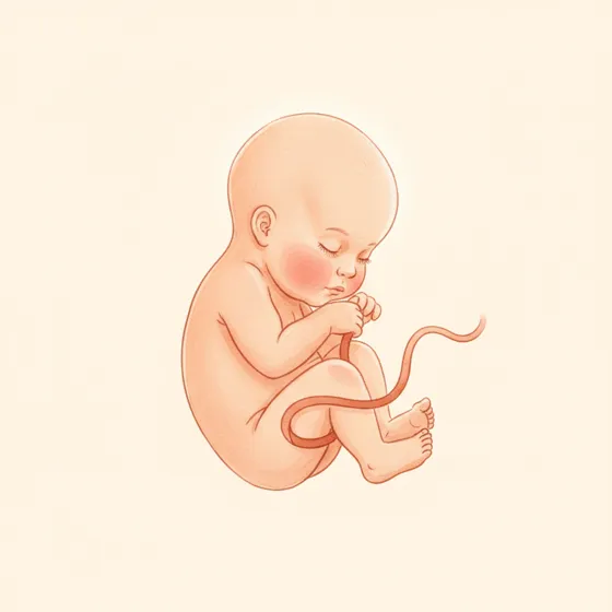 Baby in Schwangerschaftswoche 28