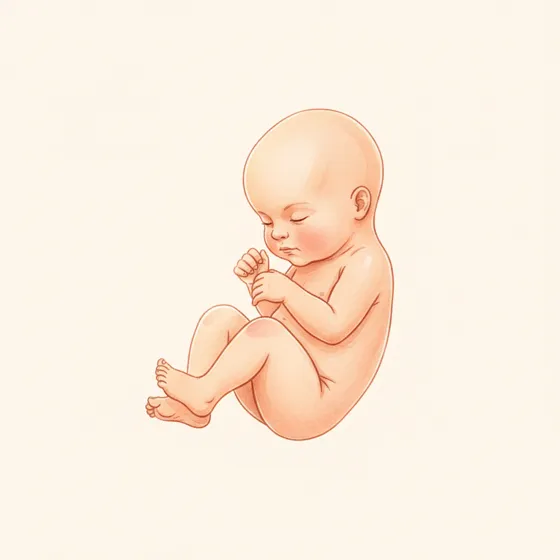 Baby in Schwangerschaftswoche 38