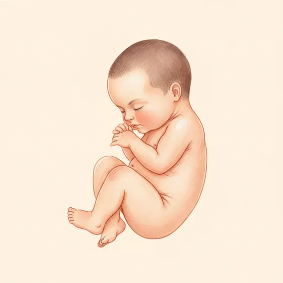 Baby in Schwangerschaftswoche 39
