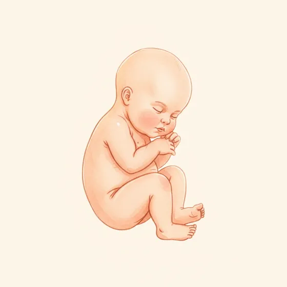 Baby in Schwangerschaftswoche 40