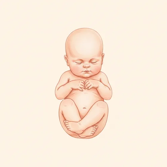 Baby in Schwangerschaftswoche 41