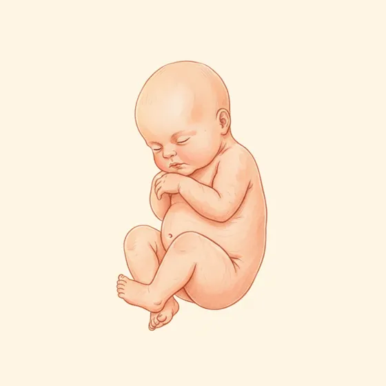 Baby in Schwangerschaftswoche 42