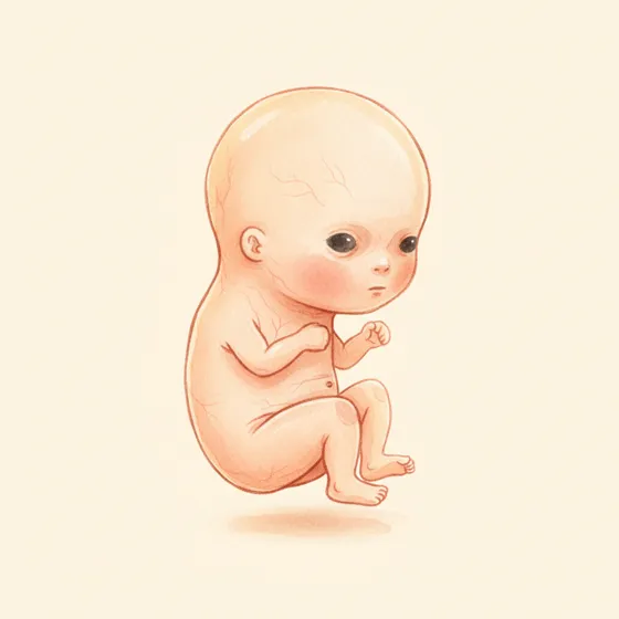 Baby in Schwangerschaftswoche 6